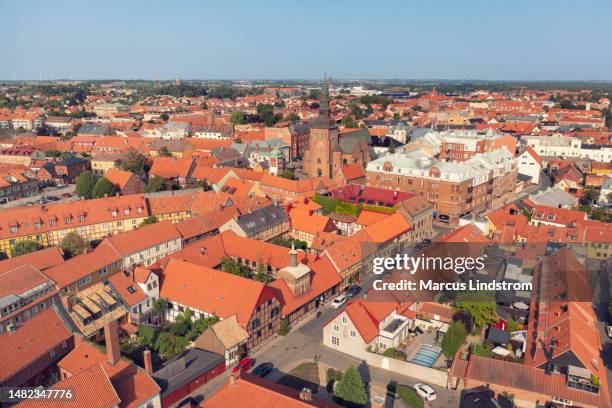 ystad in summer - ystad stock pictures, royalty-free photos & images