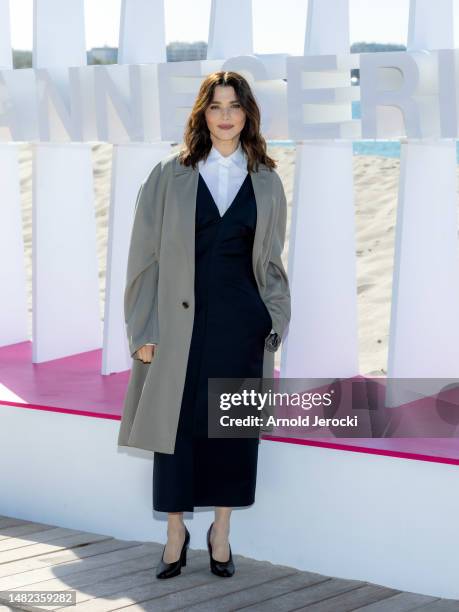 Rachel Weisz attends the 6th Canneseries International Festival : Day Two on April 15, 2023 in Cannes, France.