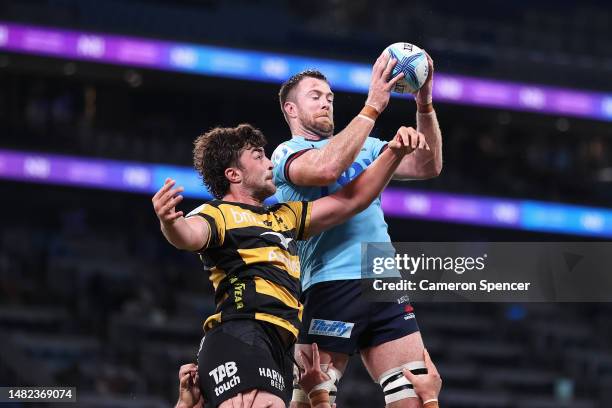 Xxxx during the round eight Super Rugby Pacific match between NSW Waratahs and Western Force at Allianz Stadium, on April 15 in Sydney, Australia.