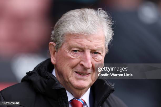 Roy Hodgson, Manager of Crystal Palace, looks on prior to the Premier League match between Southampton FC and Crystal Palace at Friends Provident St....