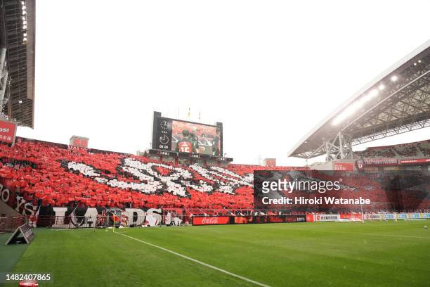 General view prior t the J.LEAGUE Meiji Yasuda J1 8th Sec. Match between Urawa Red Diamonds and Hokkaido Consadole Sapporo at Saitama Stadium on...