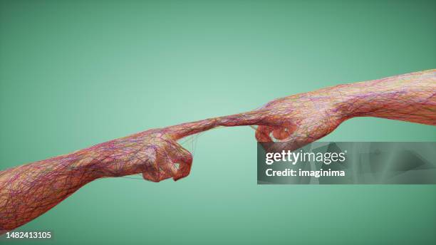 communication - human hand 3d stock pictures, royalty-free photos & images