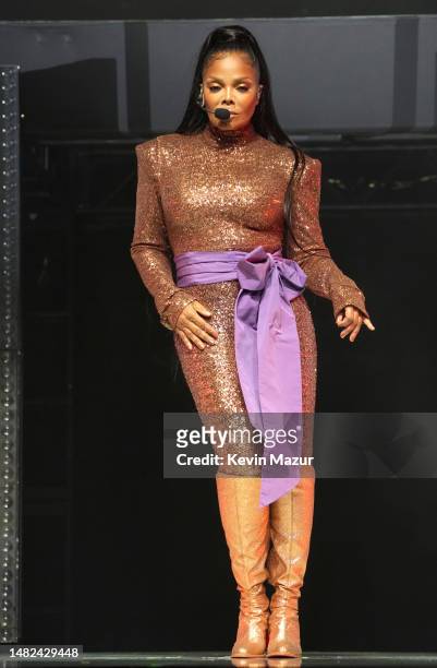 Janet Jackson performs at Hard Rock Live at Seminole Hard Rock Hotel & Casino Hollywood on April 14, 2023 in Hollywood, Florida.