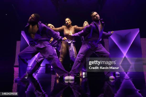 Janet Jackson performs at Hard Rock Live at Seminole Hard Rock Hotel & Casino Hollywood on April 14, 2023 in Hollywood, Florida.