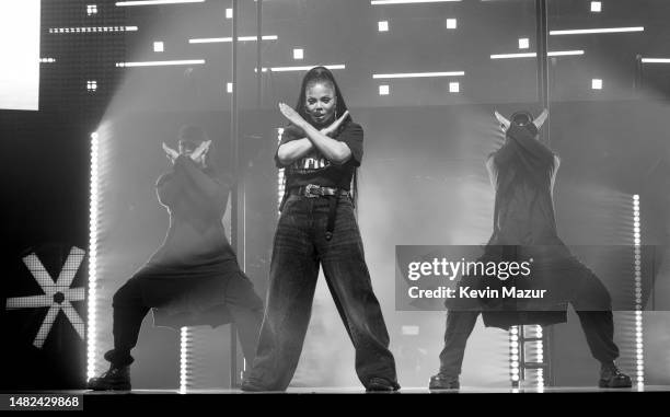 Janet Jackson performs at Hard Rock Live at Seminole Hard Rock Hotel & Casino Hollywood on April 14, 2023 in Hollywood, Florida.