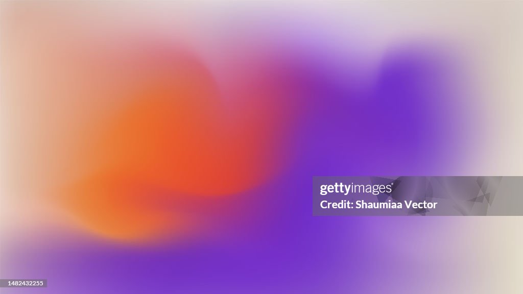 Abstract blurred gradient background colours with dynamic effect