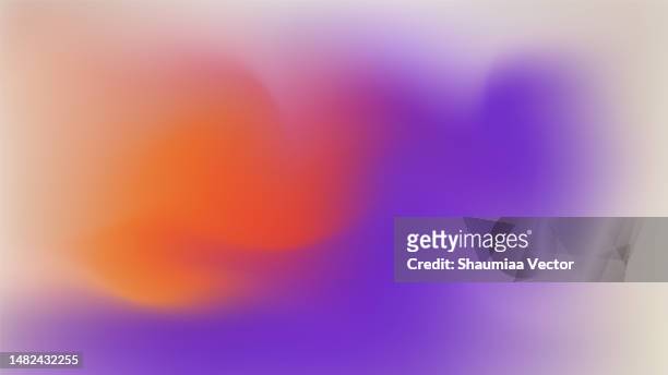 ilustrações de stock, clip art, desenhos animados e ícones de abstract blurred gradient background colours with dynamic effect - purple sky