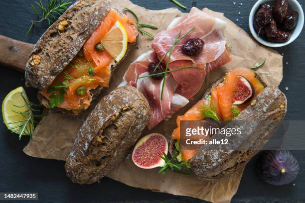 sandwiches - kapris bildbanksfoton och bilder