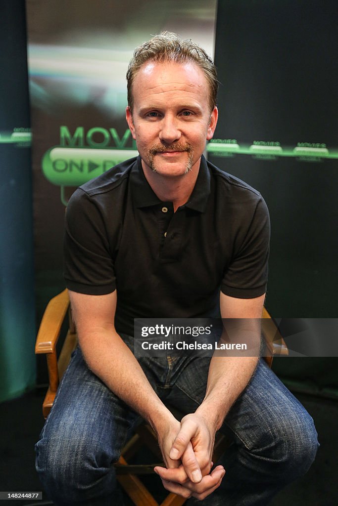 Morgan Spurlock, Producer Of Comic-Con Episode IV - A Fan's Hope, Visits The Movies On Demand Lounge At Comic Con