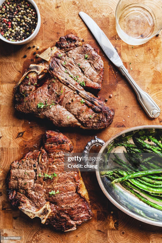Grilled t-Bone steak