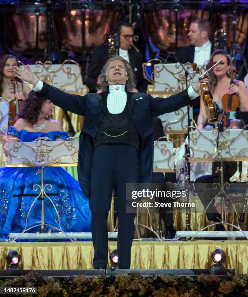 Andre Rieu England 69 Andre Rieu Performs At Genting Arena In Birmingham Stock Photos ...