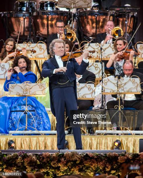Andre Rieu England 69 Andre Rieu Performs At Genting Arena In Birmingham Stock Photos ...