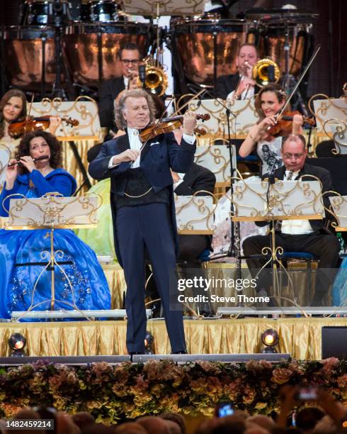 Andre Rieu England 69 Andre Rieu Performs At Genting Arena In Birmingham Stock Photos ...