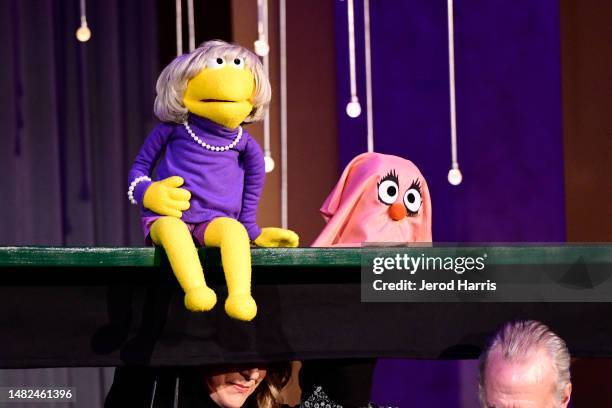Muppets are seen onstage during The Evolution of Henson Puppetry” during the 2023 TCM Classic Film Festival on April 15, 2023 in Los Angeles,...
