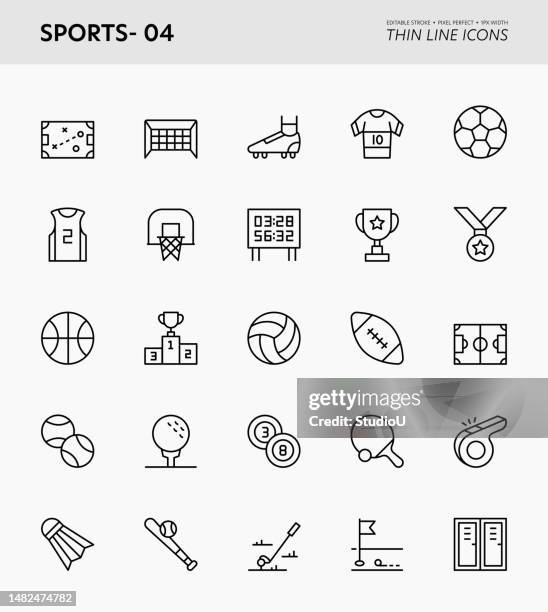 sport editierbare strichsymbole - fußballschuh stock-grafiken, -clipart, -cartoons und -symbole