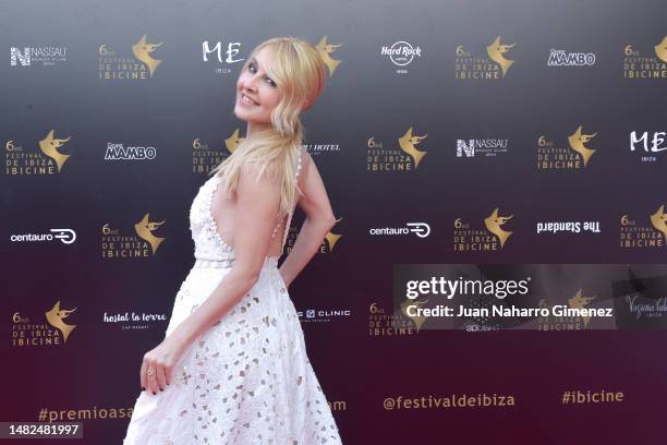 Cayetana Guillen Cuervo attends "Astarté Awards" red carpet at Centro Cultural Can Ventosa during Ibicine Festival on April 15, 2023 in Ibiza, Spain.