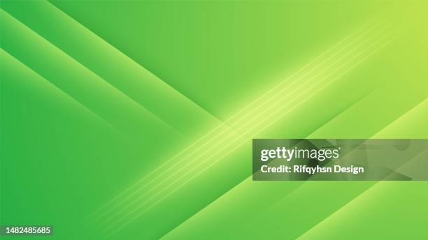 stockillustraties, clipart, cartoons en iconen met abstract green diagonal striped line papercut background with blank space design. modern futuristic background - groene acthergrond