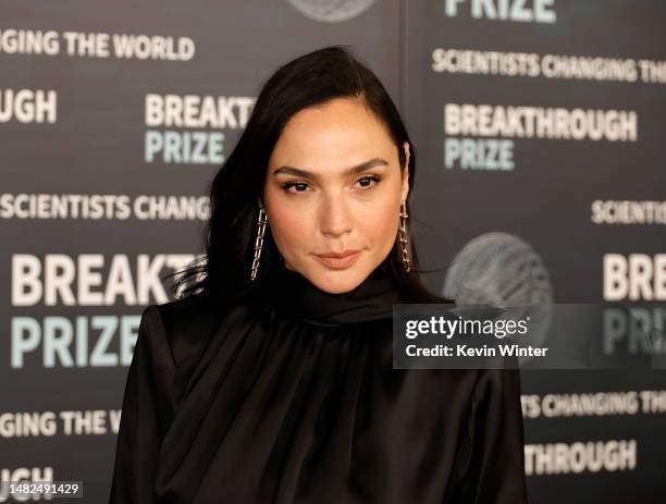 Gal Gadot attends the 9th Annual Breakthrough Prize Ceremony at the Academy Museum of Motion Pictures on April 15, 2023 in Los Angeles, California.