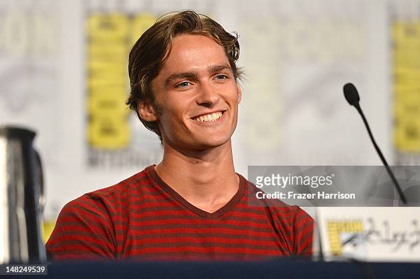 Actor Alex Heartman attends Power Rangers: 20 Years and Beyond during Comic-Con International 2012 held at the Hilton San Diego Bayfront Hotel on...