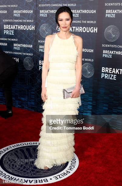 Wendi Murdoch arrives at the Ninth Breakthrough Prize Ceremony at Academy Museum of Motion Pictures on April 15, 2023 in Los Angeles, California.