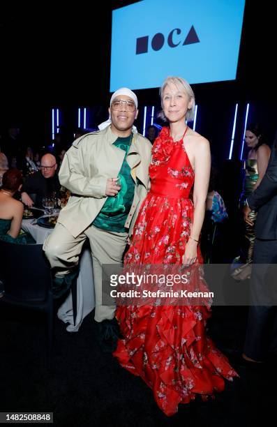 Carl Craig and Alexandra Grant attend MOCA Gala 2023 at The Geffen Contemporary at MOCA on April 15, 2023 in Los Angeles, California.