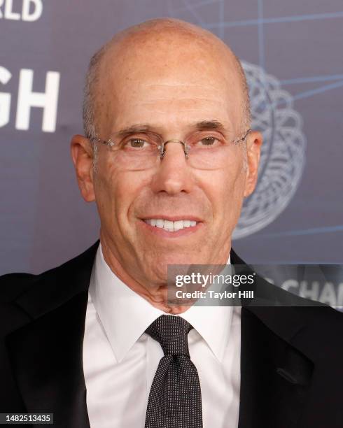 Jeffrey Katzenberg attends the 9th annual Breakthrough Prize ceremony at Academy Museum of Motion Pictures on April 15, 2023 in Los Angeles,...