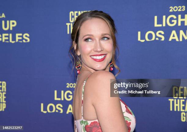 Actor Anna Camp attends Center Theatre Group's 2023 "Light Up Los Angeles" gala at Mark Taper Forum on April 15, 2023 in Los Angeles, California.