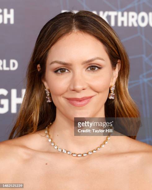 Katharine McPhee attends the 9th annual Breakthrough Prize ceremony at Academy Museum of Motion Pictures on April 15, 2023 in Los Angeles, California.