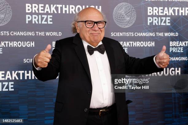 Danny DeVito attends the 9th annual Breakthrough Prize ceremony at Academy Museum of Motion Pictures on April 15, 2023 in Los Angeles, California.