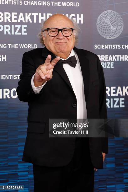 Danny DeVito attends the 9th annual Breakthrough Prize ceremony at Academy Museum of Motion Pictures on April 15, 2023 in Los Angeles, California.