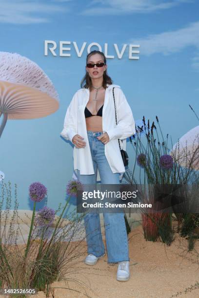 Josephine Skriver attends the 2023 REVOLVE Festival on April 15, 2023 in Thermal, California.