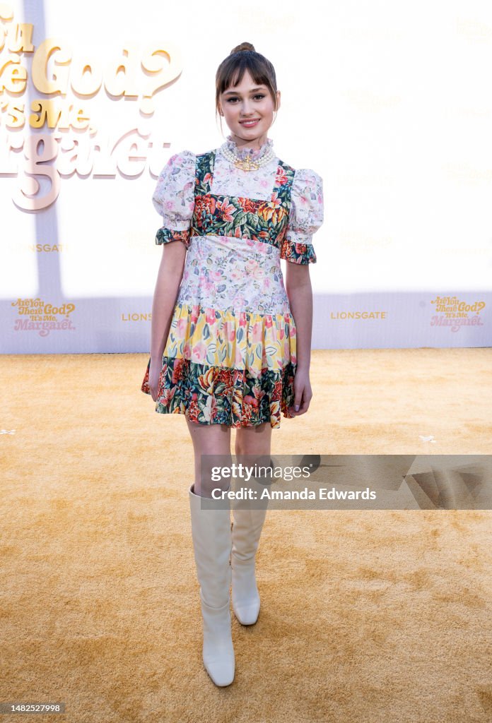 "Are You There God? It's Me, Margaret." Los Angeles Premiere - Arrivals