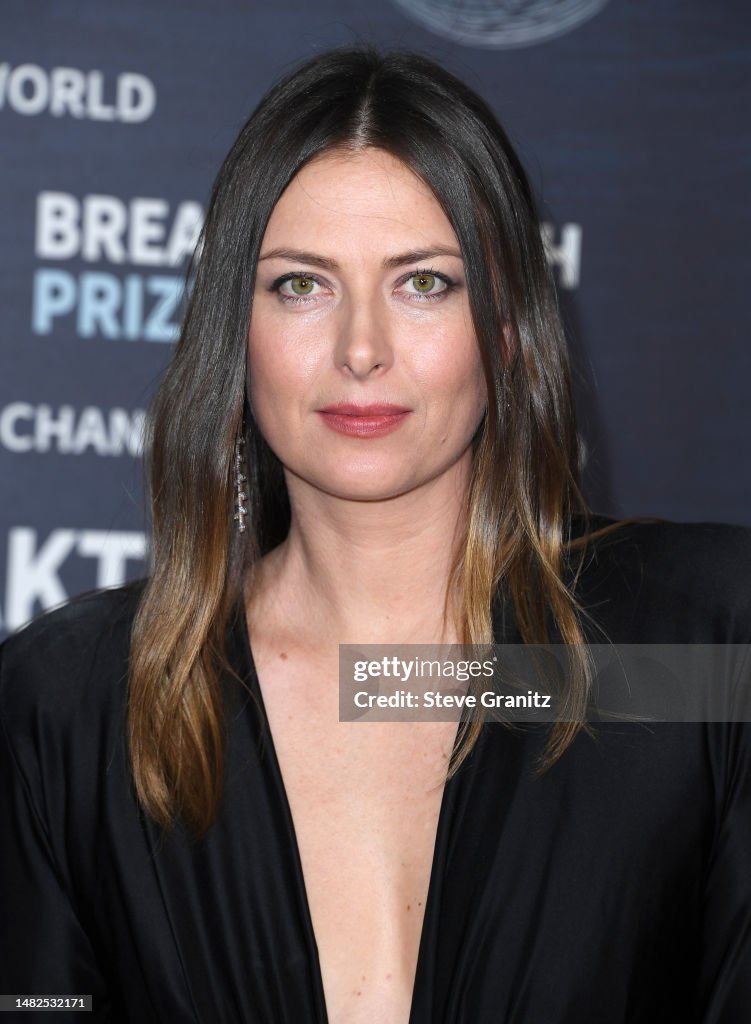 Maria Sharapova arrives at the 9th Annual Breakthrough Prize Ceremony