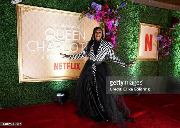 Big Freedia attends the Queen Charlotte: A Bridgerton Story bounce waltz at Xavier University of Louisiana on April 15, 2023 in New Orleans,...