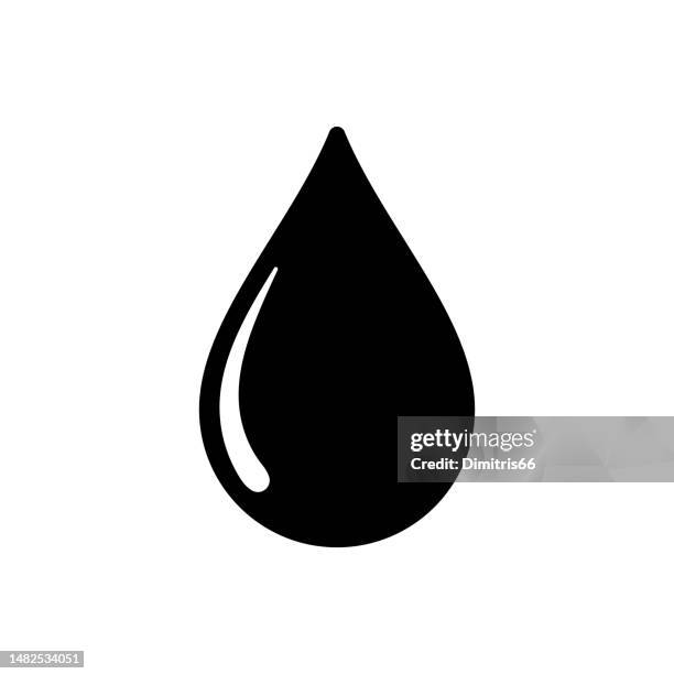 drop icon - ink stock illustrations