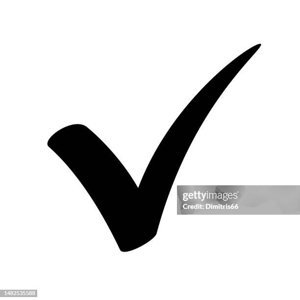 check mark icon. accepted, approved, right, correct, true, done, verified symbol. - proofreading stock illustrations