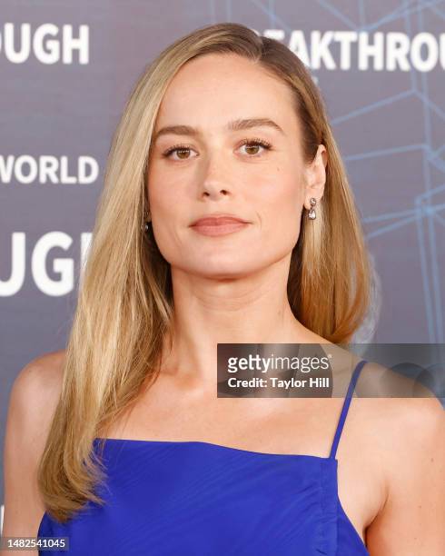 Brie Larson attends the 9th annual Breakthrough Prize ceremony at Academy Museum of Motion Pictures on April 15, 2023 in Los Angeles, California.