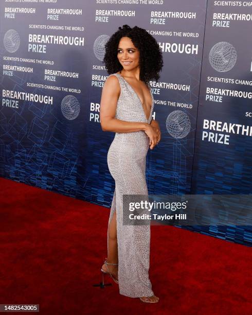 Lauren Ridloff attends the 9th annual Breakthrough Prize ceremony at Academy Museum of Motion Pictures on April 15, 2023 in Los Angeles, California.