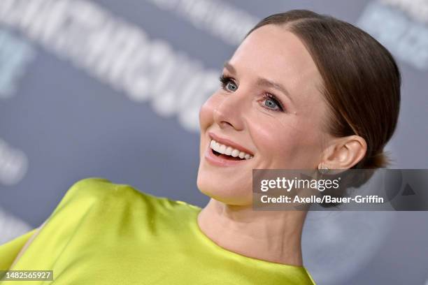 Kristen Bell attends the 9th Annual Breakthrough Prize Ceremony at Academy Museum of Motion Pictures on April 15, 2023 in Los Angeles, California.