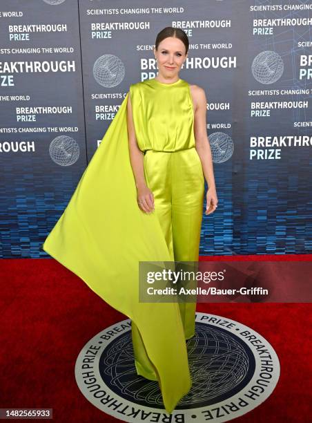 Kristen Bell attends the 9th Annual Breakthrough Prize Ceremony at Academy Museum of Motion Pictures on April 15, 2023 in Los Angeles, California.