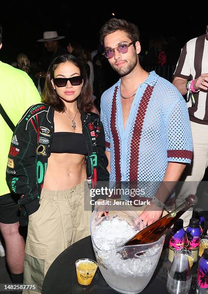 Inanna Sarkis and Austin North attend the Levi’s® brand presents Neon