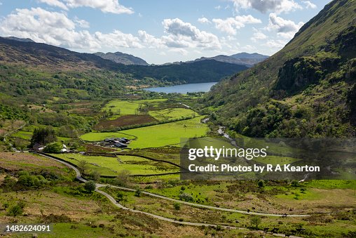 Snowdonia Spring Beautiful Spring Day In Snowdonia National Park North Wales High-Res ...