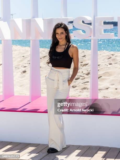 Tamara Marthe attends the 6th Canneseries International Festival : Day Three on April 16, 2023 in Cannes, France.