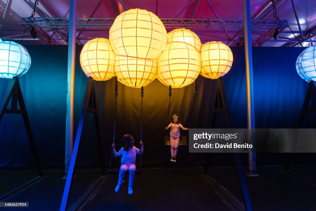 Pop Air Balloon Museum Exhibition In Madrid