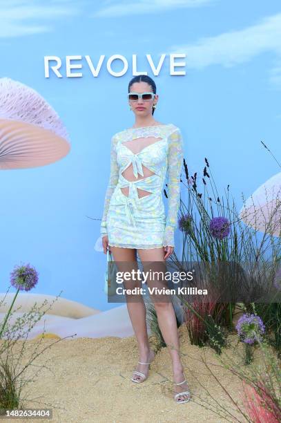 Sara Sampaio attends REVOLVE Festival 2023, Thermal, CA - Day 1 on April 15, 2023 in Thermal, California.