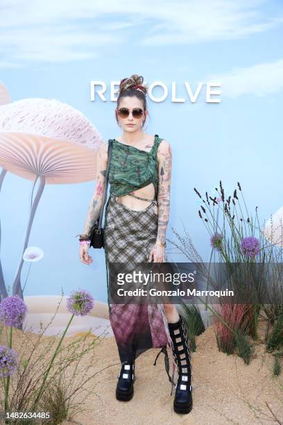 Paris Jackson attends REVOLVE Festival 2023, Thermal, CA - Day 1 on April 15, 2023 in Thermal, California.