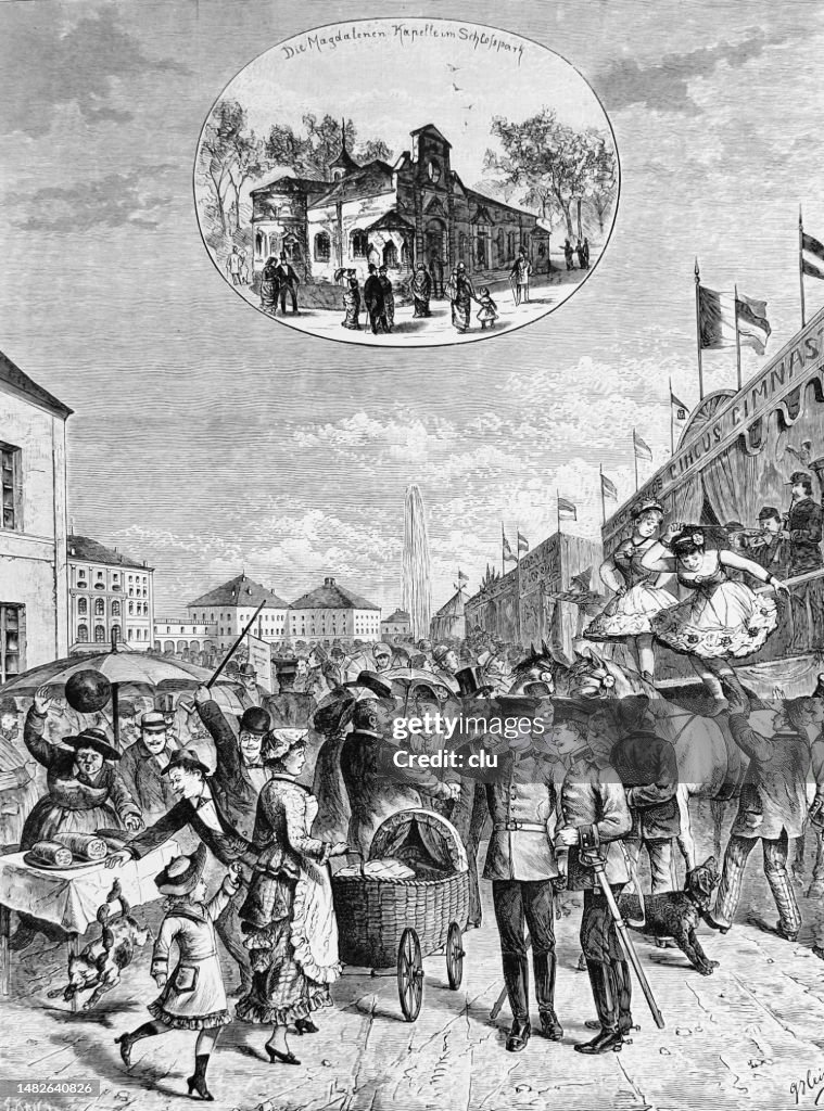 Munich, Magdalenenfest in Nymphenburg