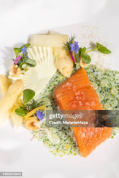 21 Wild Garlic Salmon Stock Photos, High-Res Pictures, and Images