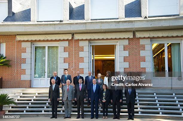 Minister of Economy and Competitiveness Luis de Guindos, Minister of Industry, Energy and Tourism Jose Manuel Soria, Minister of Education, Culture...