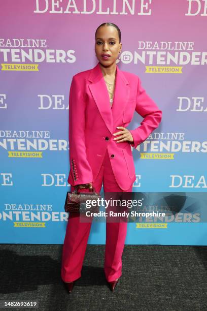 Kerry Washington attends the Deadline Contenders Television event at Directors Guild Of America on April 16, 2023 in Los Angeles, California.